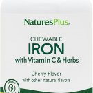NaturesPlus Chewable Iron, Cherry - 90 Tablets, Pack of 2 - Supports Healthy Blood NaturesPlus Chewable Iron, Cherry - 90 Tablets, Pack of 2 - Supports Healthy Blood