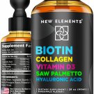Liquid Biotin for Hair Growth Women & Men 10000mcg | Biotin and Collagen Liquid Biotin for Hair Growth Women & Men 10000mcg | Biotin and Collagen