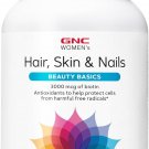 GNC Women's Hair, Skin & Nails | Daily Multivitamin Blend | Biotin (3,000 mcg), Hyaluronic Acid