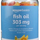 Amazon Basics Fish Oil 303 mg, Lemon, Orange & Strawberry-Banana flavors, 90 Gummies