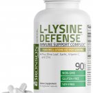 Bronson L-Lysine Defense Immune Support Complex 1500 MG L-Lysine Plus Olive Leaf