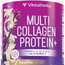 Multi Collagen Peptides Powder for Women - Hydrolyzed Collagen Powder for Women