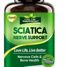 Sciatic Nerve Health Support, High-Potency Magnesium 800mg with B-Complex – 120 Capsules