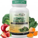 MoxyVites Vitamin B Complex - B Vitamins Whole Food Supplement, B12 Methylcobalamin