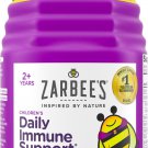 Zarbee’s Kids Elderberry Immune Support Supplement Gummies, Vitamins A C D3 E & Zinc