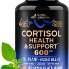 Cortisol Supplement for Women - Holy Basil | Ashwagandha | Rhodiola | L-Theanine