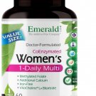 EMERALD LABS Women's 1-Daily Multi - Multivitamin for Women - Includes Calcium, Zinc, Vitamin B