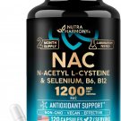NAC Supplement | Selenium | B6 | B12 - Antioxidant, Immune Support - N Acetyl Cysteine 600 mg