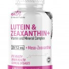 Nature's Fusions Nutri Lutein 20mg Eye Vitamins Complex - Triple Carotenoid Formula