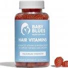 Baby Blues Postpartum Hair Loss Vitamins - Passion Fruit Gummies with Biotin,Collagen, & Folate