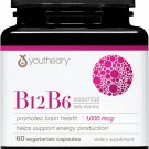 Youtheory B12B6 - Vegan Vitamin B6 & Vitamin B12 - Offers Brain Health, Energy & Immunity Support