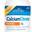 21st Century Calcium Citrate + D3 Petites Coated Tablets 200 ea