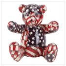 # 33824 Patriotic Patchwork Bear Bank
