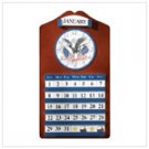 # 35749 American Eagle Clock And Calendar