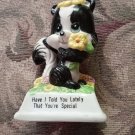 Russ Berrie Skunk Figurine #818 "Have I Told You Lately That You're Special"