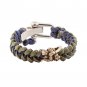 Samurai Paracord EDC Bracelet Metal Shackle Japanese Pattern custom crafted Aus
