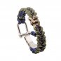 Samurai Paracord EDC Bracelet Metal Shackle Japanese Pattern custom crafted Aus