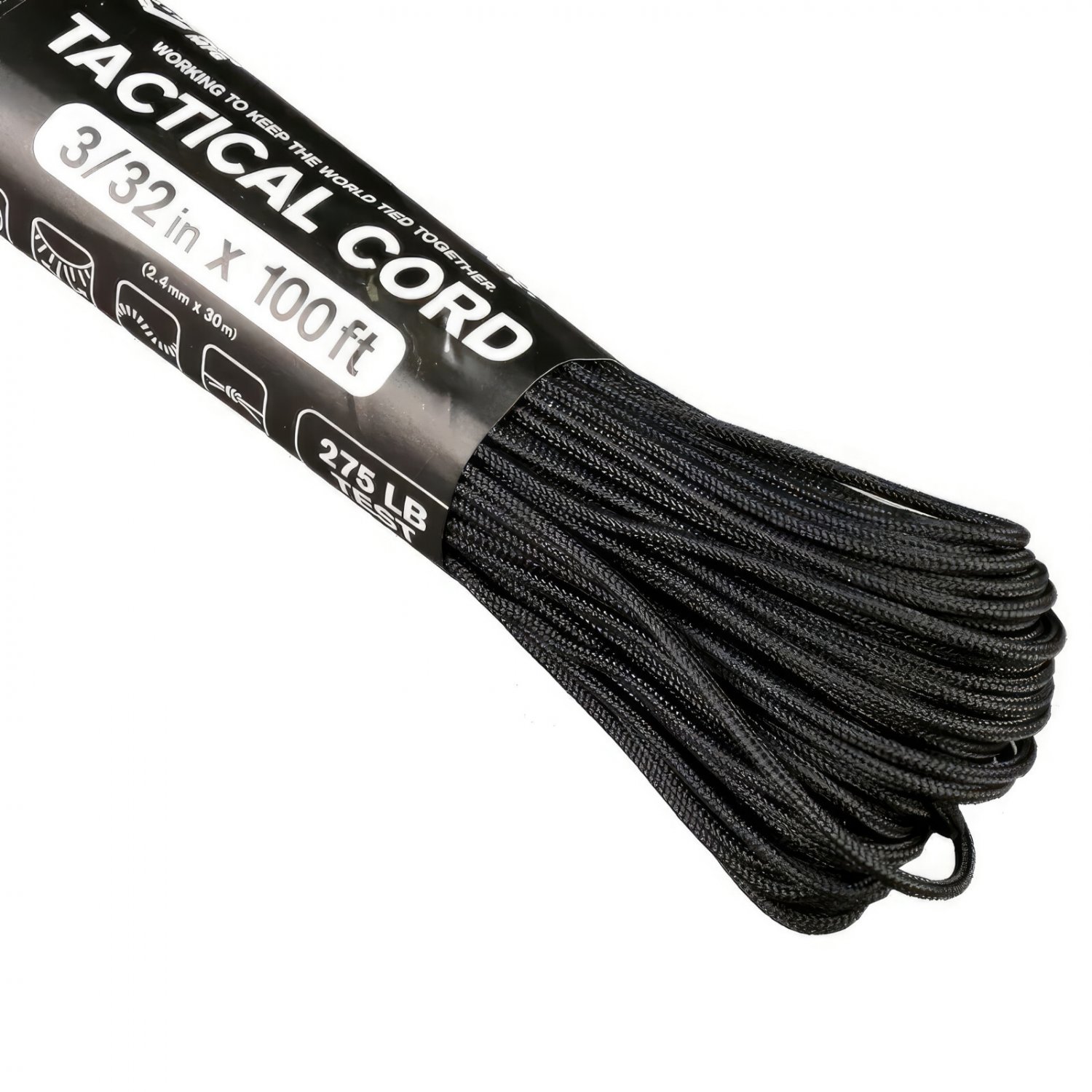 ATWOOD USA Tactical 2.4mm Paracord 275 AUTHENTIC 4strand Cord 3/32 small batch