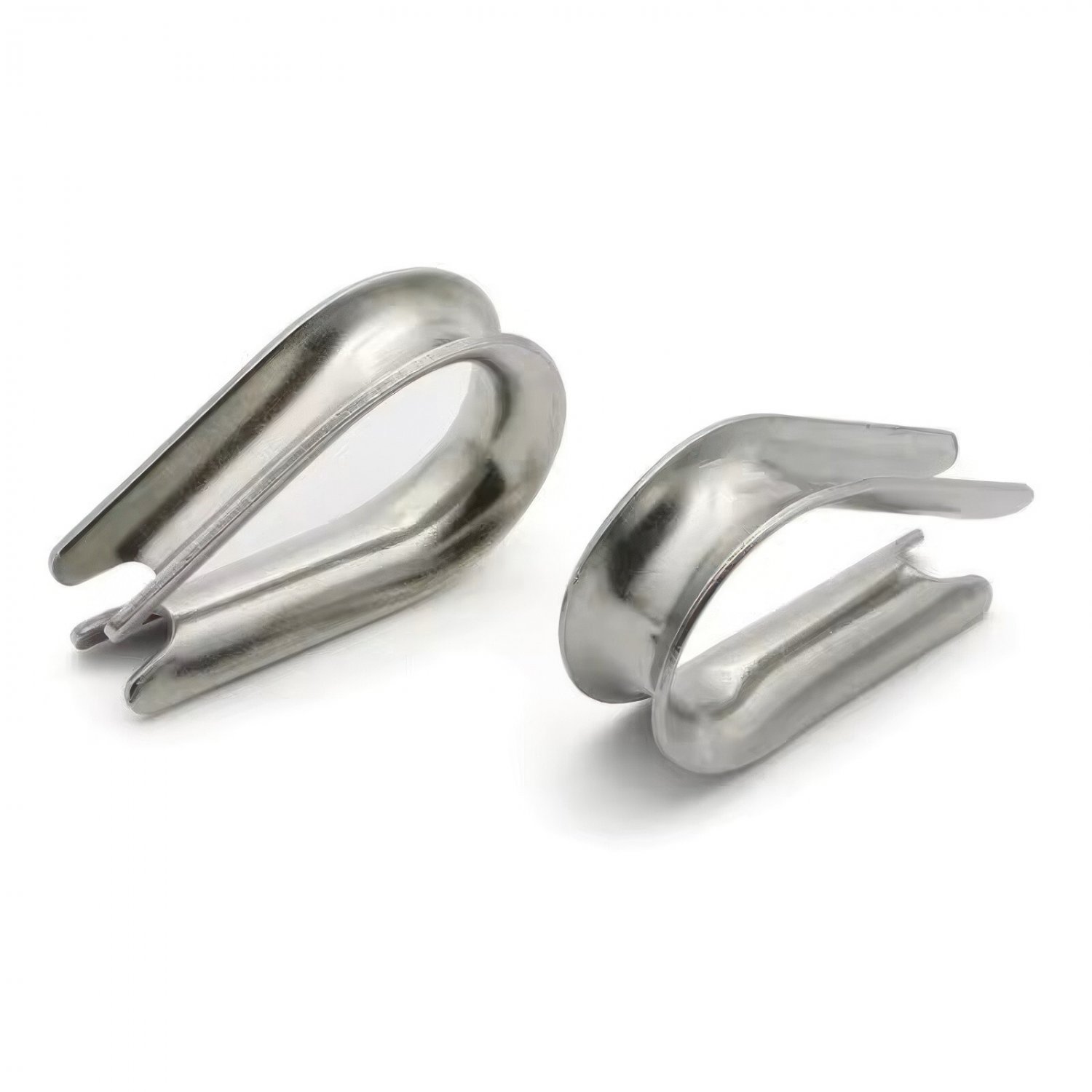 Wire Rope Protection Rigging Fastener Anchor Line Thimbles Silver Ring Steel