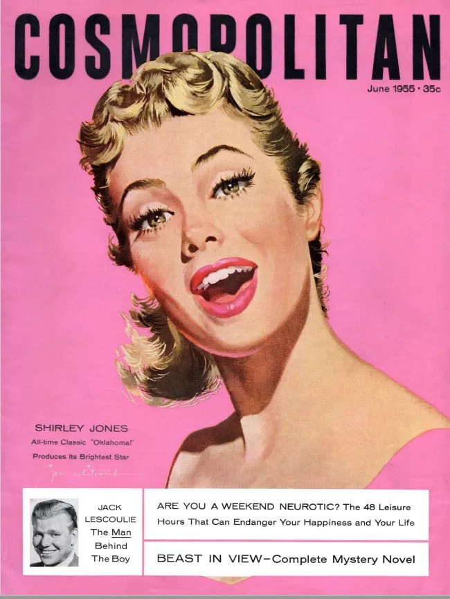 Shirley Jones &acirc;�� Cosmopolitan Magazine &acirc;�� June 1955 | Vintage Hollywood & Fashion Icon Issue