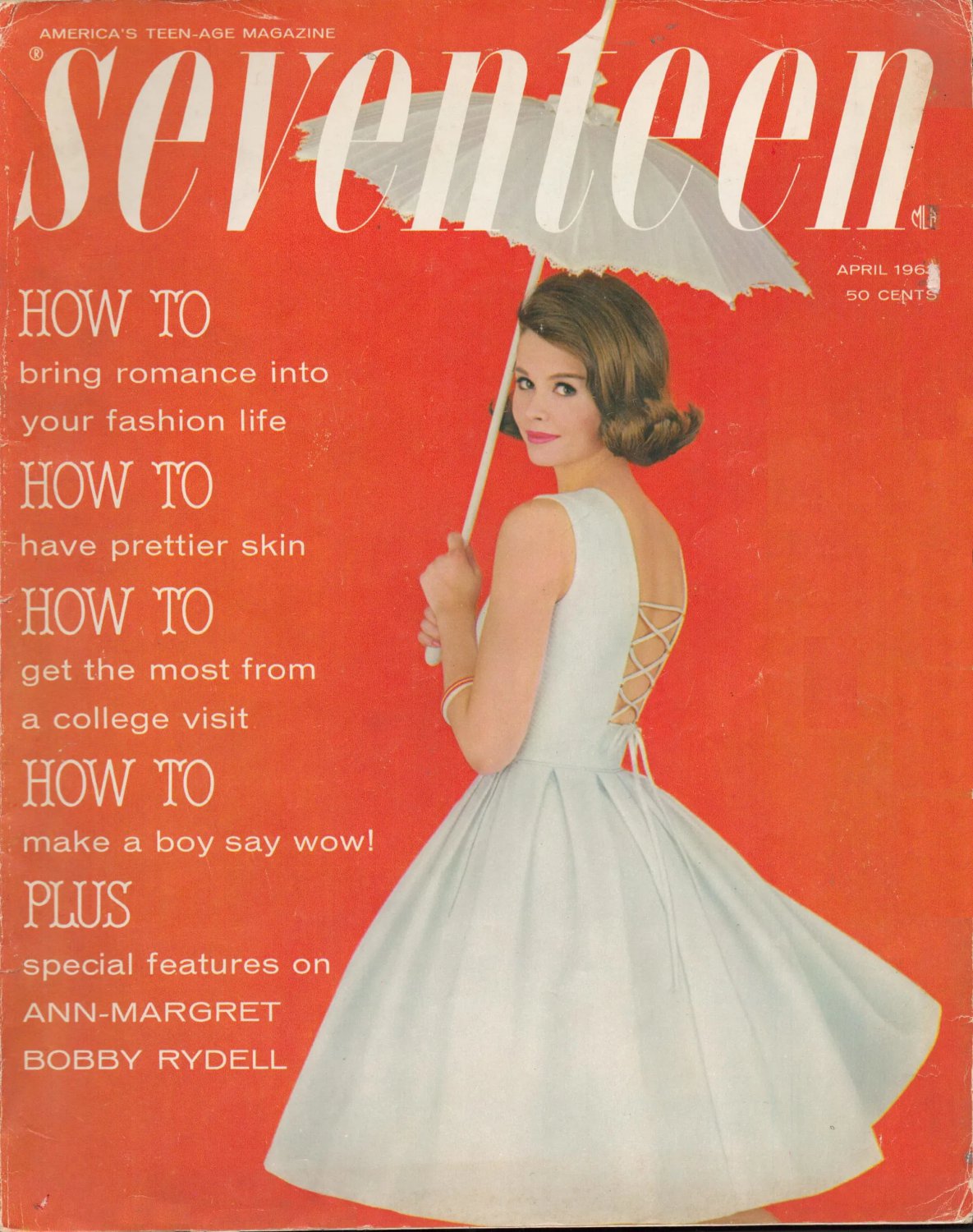 Seventeen Magazine &acirc;�� April 1963 | Vintage Classic American Teen Magazine