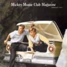 Tim Considine & Tommy Kirk – Vintage Walt Disney’s Mickey Mouse Club Magazine – 02 1957