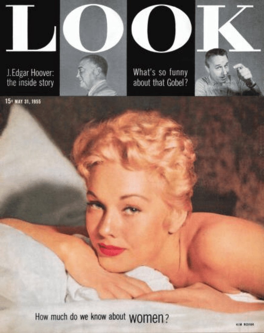 Kim Novak &acirc;�� Look Magazine &acirc;�� May 31, 1955 | Vintage Hollywood Star