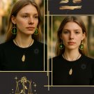 Handmade Natural Stone Necklace w/ Earrings | Zodiac Collection - Libra