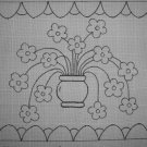 13 Flowers Rug hooking pattern
