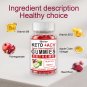 [Keto ACV Gummies, Apple Cider Vinegar]Vegan Keto ACV  + Pomegranate Beet Juice Powder B12