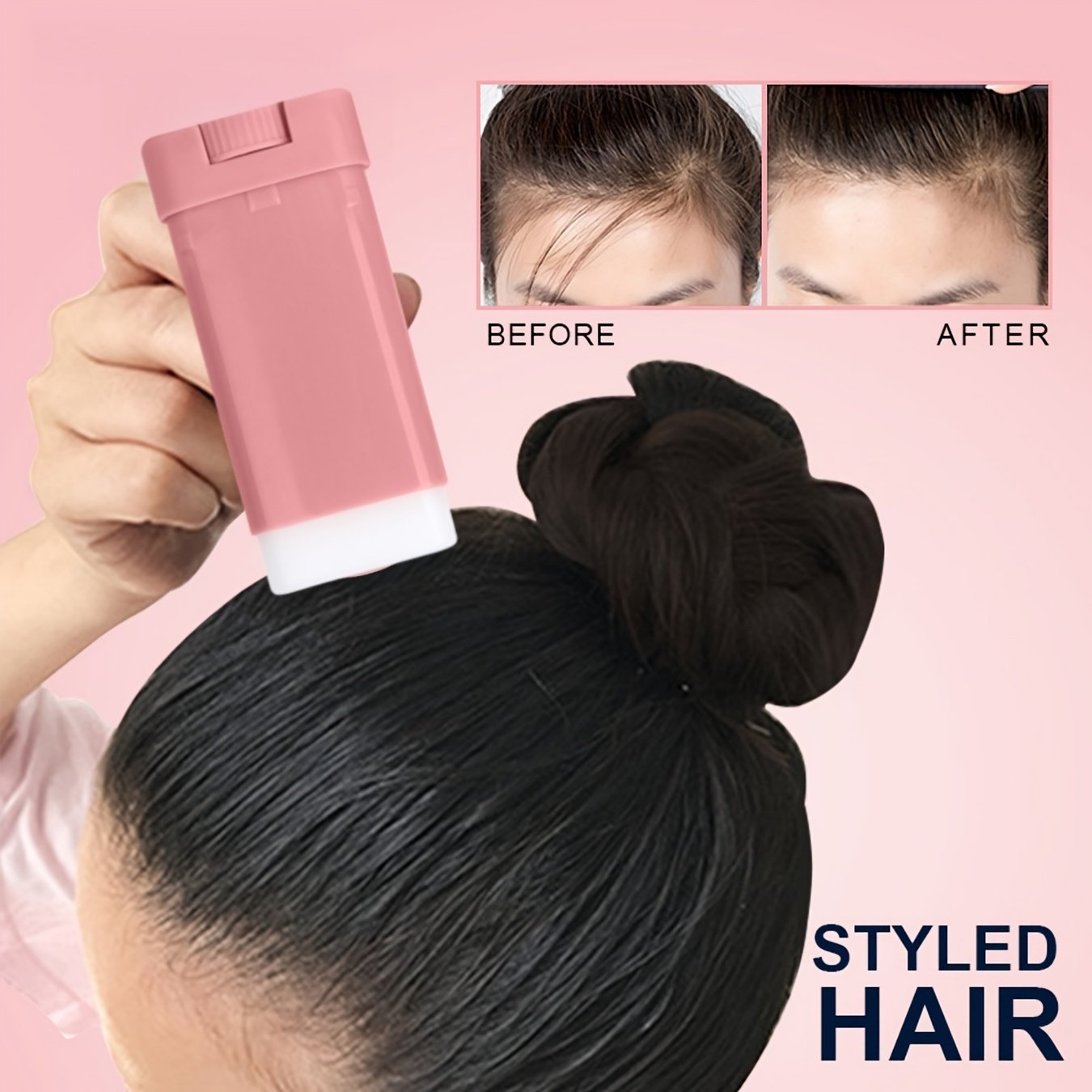 Cherry Blossom Scented Hair Wax Styling Stick Long Hold Fragrance Volumizing Shine for Men and Women