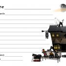 Stray Cat House Halloween Recipe Card