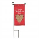 Happy Valentine's Day Garden/Patio Mini Flag w/Stake, Hearts, Love, Spring