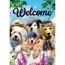 Dapper Dogs Garden Flag, Funny Dogs, Spring Yard Flag,  Welcome Flag