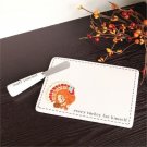 Thanksgiving Turkey Cheese Plate & Cheese Spreader Set, Holiday Dining