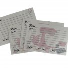Tickle Me Pink 4x6 Recipe Card, Pink Kitchen, Housewarming, Birthdays
