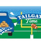 Tailgate Time Mailbox Cover, Outdoor Decor, Football, Tailgating Party