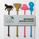 Kentucky Derby Swizzle Stick/Drink Stirrer Set of 4