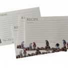 Football Gnomes 4x6 Recipe Card, Tailgating, Housewarming Gift, Birthdays