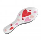 Valentine Hearts Melamine Spoon Rest, Hearts and Love, Valentine's Day Gift