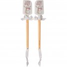 Joy Holiday Snowman Silicone Mixing Spatula, Christmas, Holiday Baking, Winter