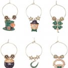 Luck of the Irish Wine Charm Set of 6, St. Patrick's Day