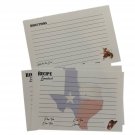 Texas State 4x6 Recipe Card, Lone Star State, Housewarming Gift, Birthday