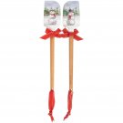 Snowmen Holiday Silicone Mixing Spatula, Birthday, Housewarming, Mother's Day