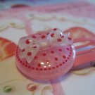 Dots and Ribbon - Pink and Pink