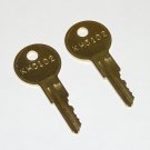 2 - KHC102 Replacement Keys fit Kason, Kolpak, Norlake Refrigeration Equipment 2 - KHC102 Replacement Keys fit Kason, Kolpak, Norlake Refrigeration Equipment