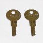 2 - KHC105 Replacement Keys fit Kason, Kolpak, Norlake Refrigeration Equipment