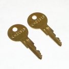 2 - KHC1315 Replacement Keys fit Kason, Kolpak, Norlake Refrigeration Equipment 2 - KHC1315 Replacement Keys fit Kason, Kolpak, Norlake Refrigeration Equipment