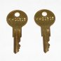 2 - KHC1315 Replacement Keys fit Kason, Kolpak, Norlake Refrigeration Equipment
