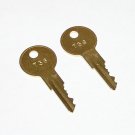 2 - T36 Replacement Keys fit Traulsen Refrigeration Equipment 2 - T36 Replacement Keys fit Traulsen Refrigeration Equipment